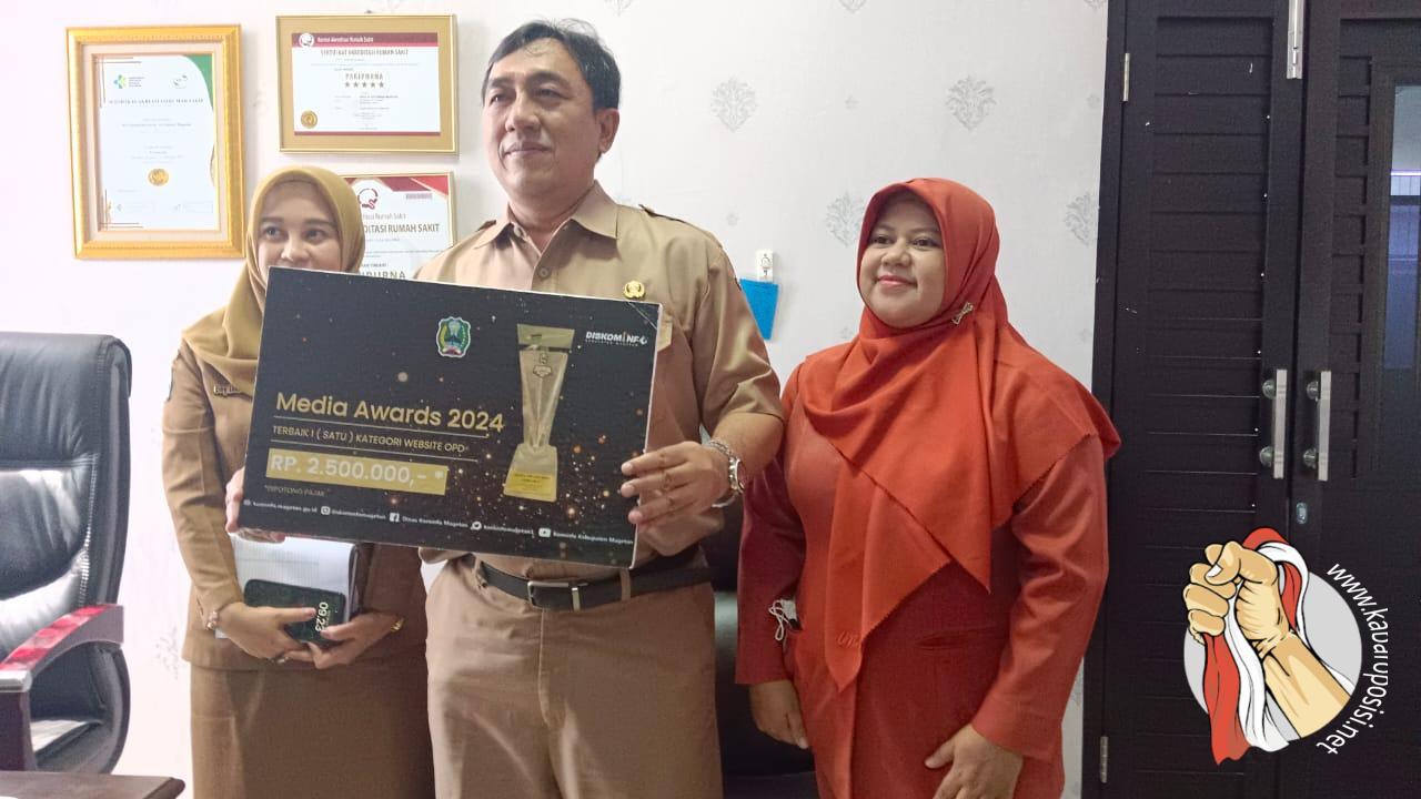 Rsud Dr Sayidiman Magetan Raih Juara 1 Pengelolaan Website Opd Dalam Media Awards Diskominfo 